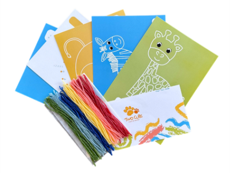 Crafty Curls Refill Pack for kids’ craft activities, featuring eco-friendly, non-toxic wax sticks, perfect for creative play and screen-free fun in Australia